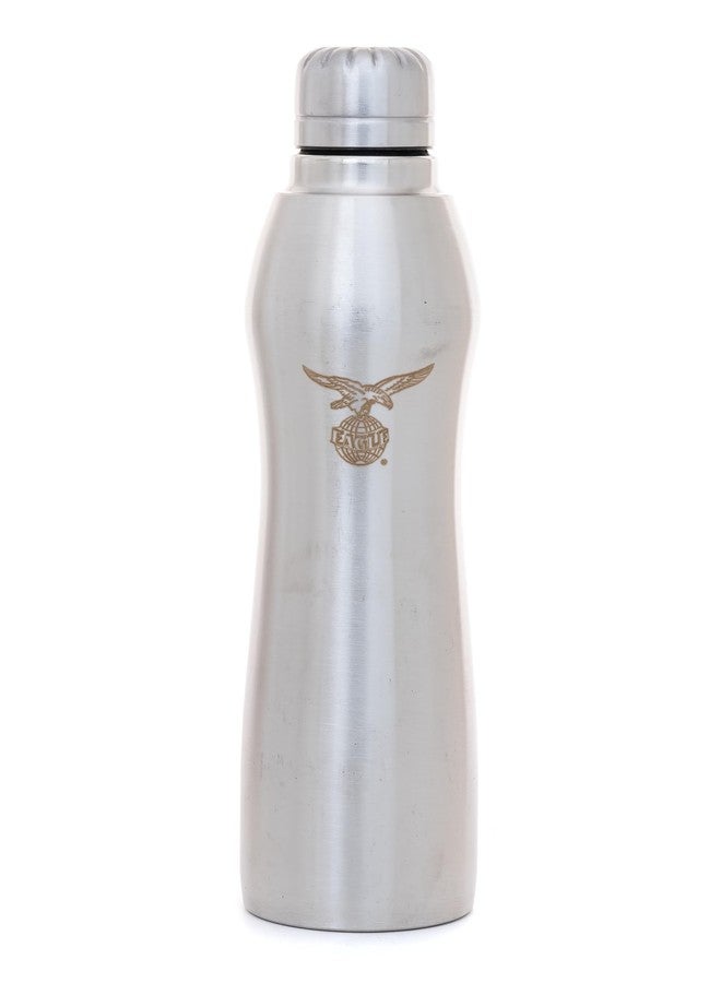 Eagle Groove Stainless Steel Single Wall Fridge Water Bottle For Office | School | Trekking | Hiking | Travel (Stainless Steel, 900ml) - Image 1